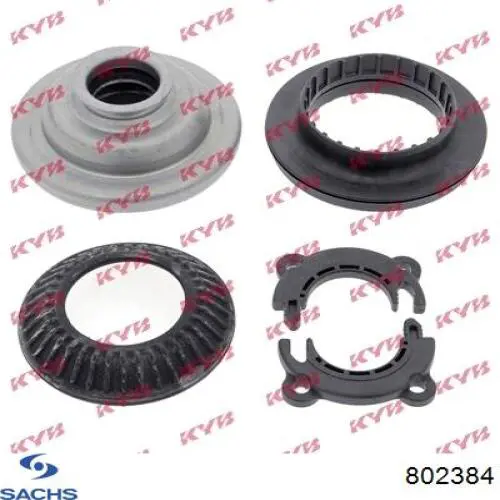 Опора стойки амортизатора переднего Sachs 802384 цена, от 35.04 USD