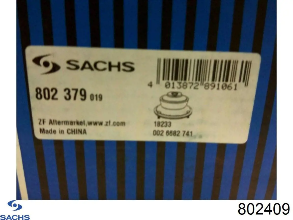 Опора амортизатора переднего левого Sachs 802409 цена, от 40.07 USD