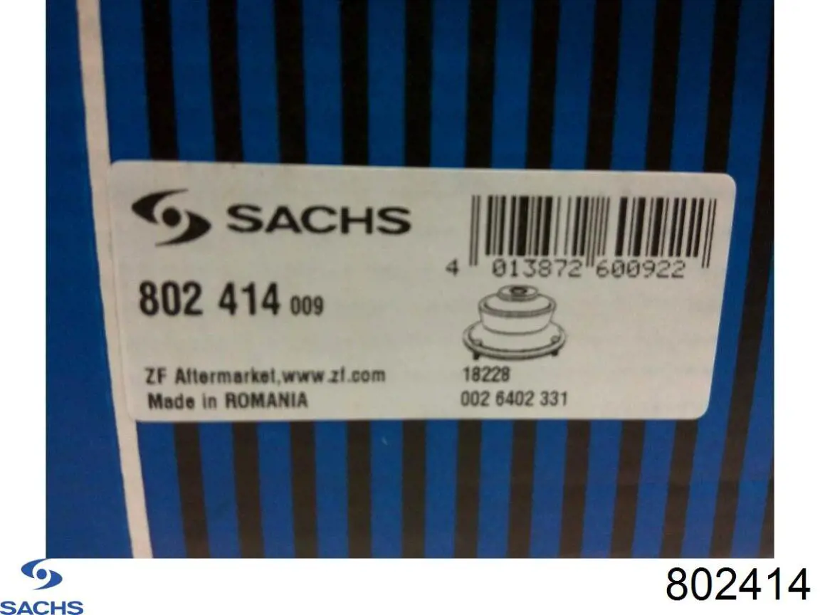 Опора стойки амортизатора переднего Sachs 802414 цена, от 9.89 USD
