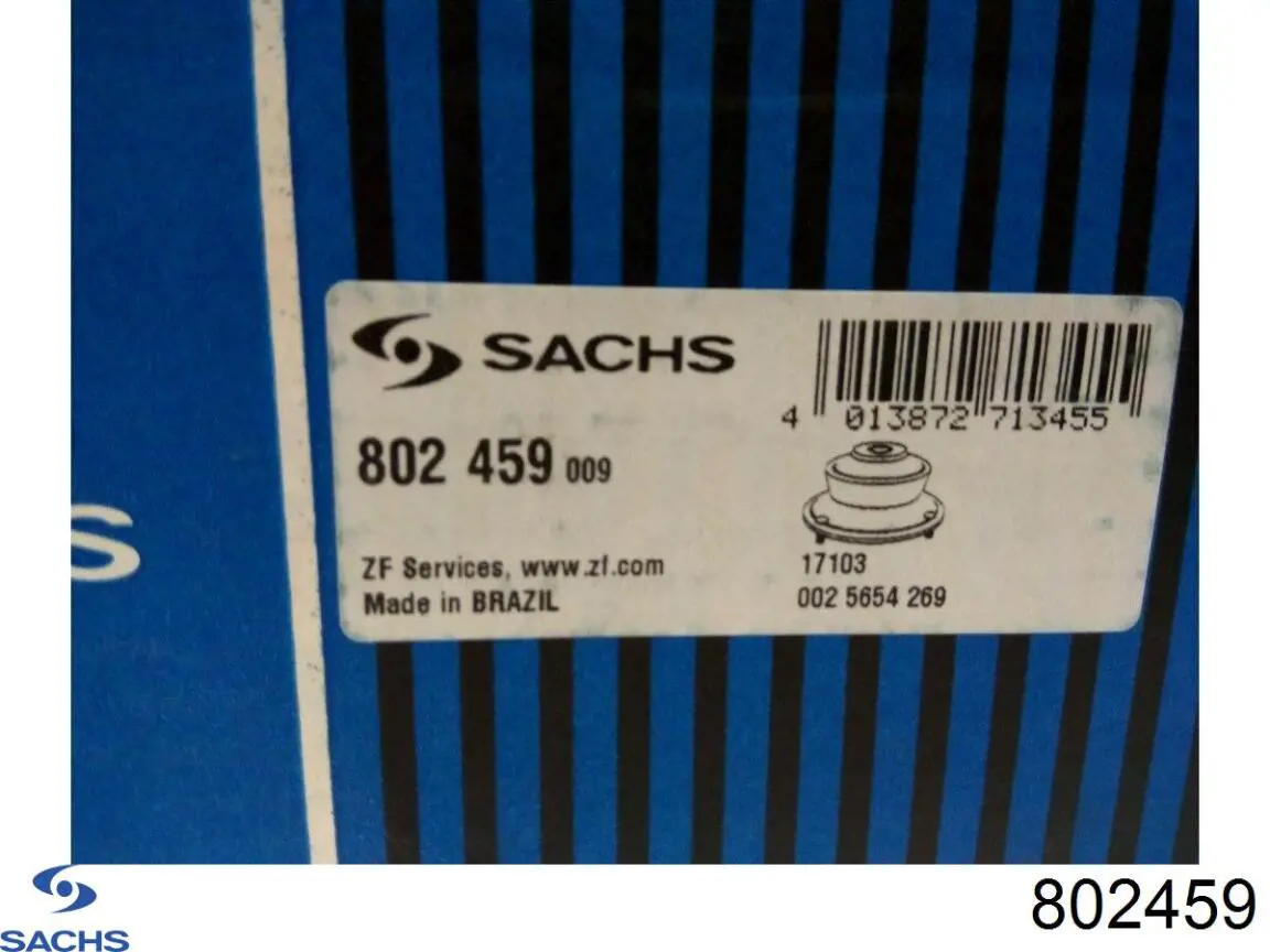 Опора стойки амортизатора переднего Sachs 802459 цена, от 26.60 USD