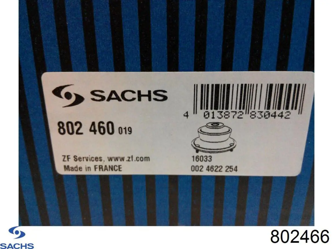 802466 Sachs Подушка амортизатора переднего