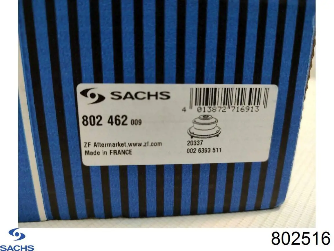 Опора стойки амортизатора заднего Sachs 802516