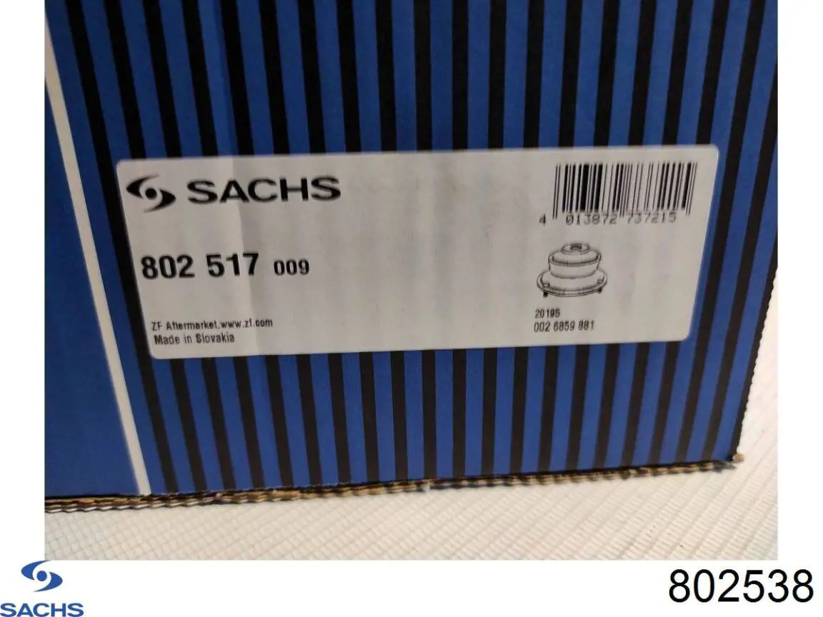 Опора переднего амортизатора 802538 Sachs