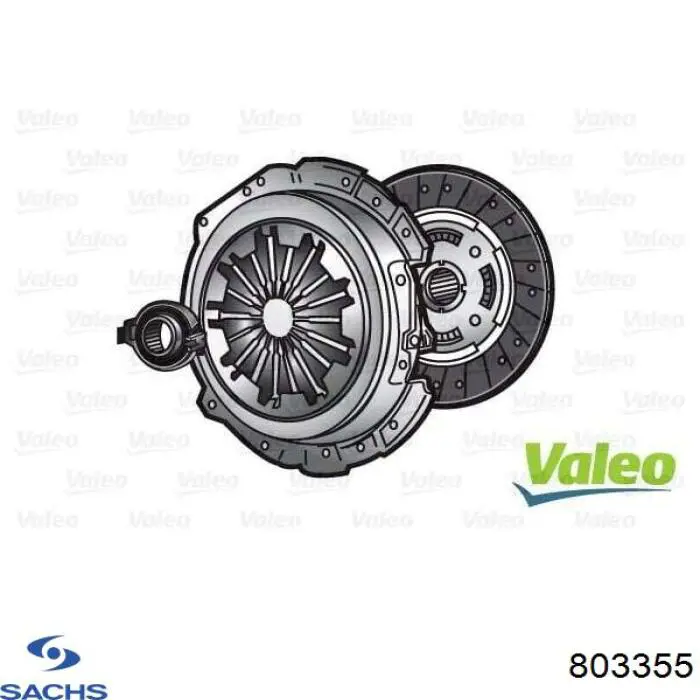 Soporte amortiguador delantero 803355 Sachs