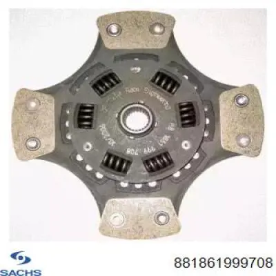 Диск сцепления 881861999708 Sachs