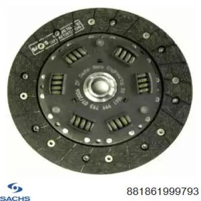 Диск сцепления 881861999793 Sachs