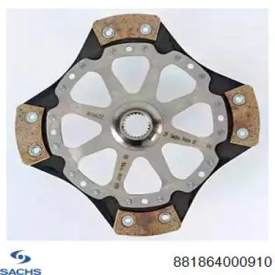 881864000910 Sachs Диск сцепления ведомый