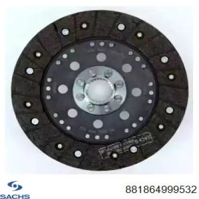 881864999532 Sachs Диск сцепления ведомый