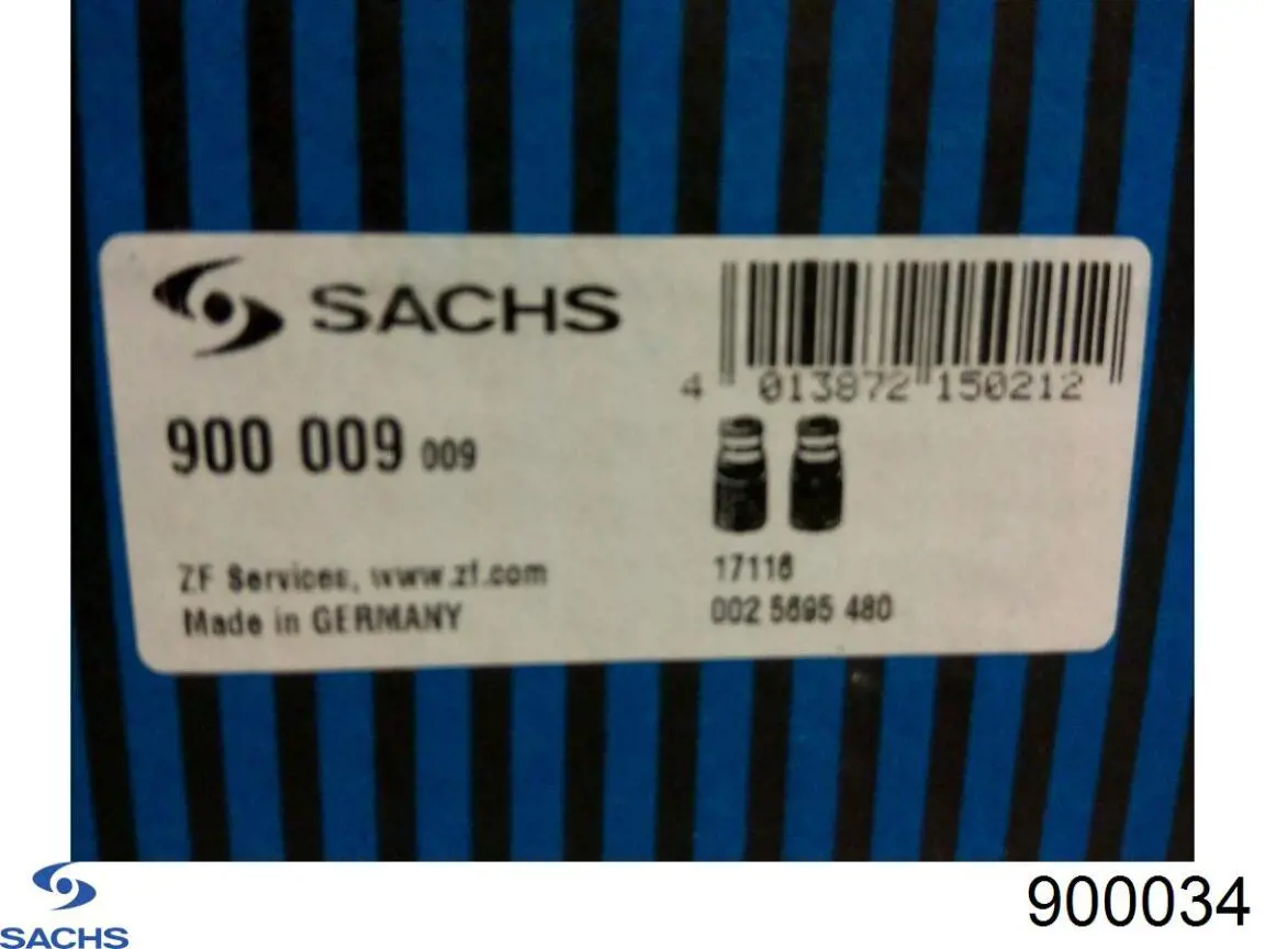 Купить 900034 Sachs Буфер (отбойник) амортизатора переднего + пыльник