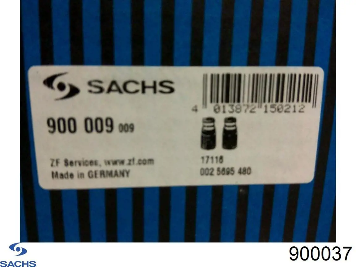 Буфер (отбойник) амортизатора переднего + пыльник 900037 Sachs