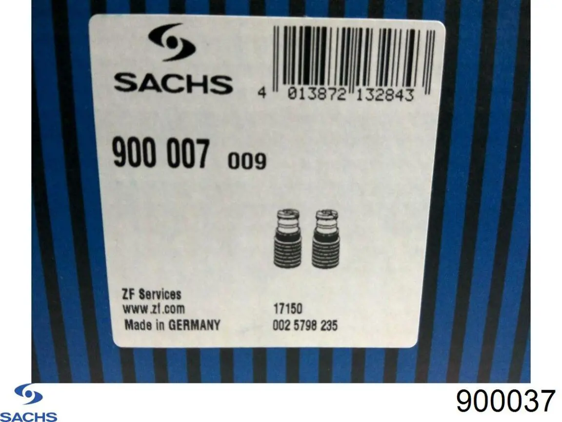 Купить 900037 Sachs Буфер (отбойник) амортизатора переднего + пыльник