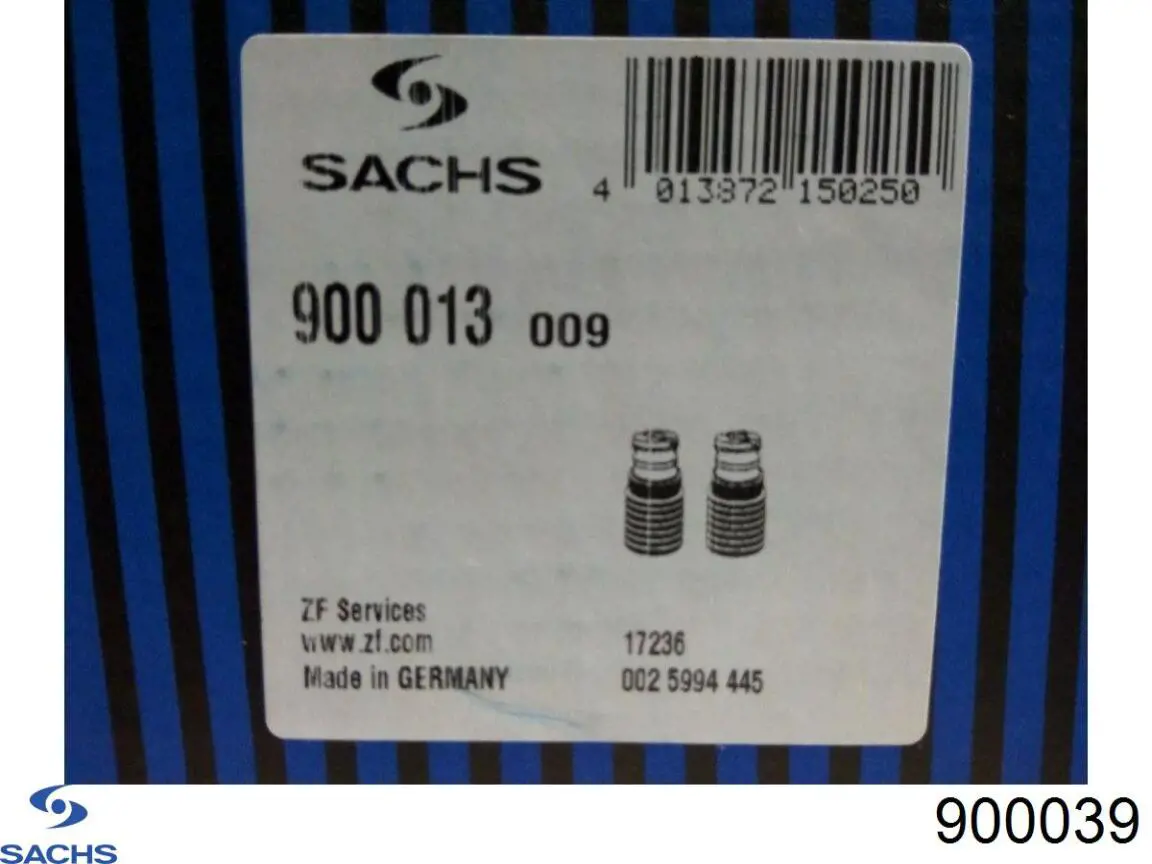 Буфер-отбойник амортизатора переднего + пыльник Sachs 900039 цена, от 15.09 USD