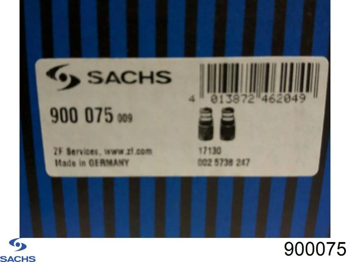 900 075 Sachs буфер (отбойник амортизатора переднего + пыльник)