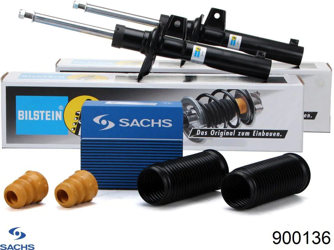 Буфер (отбойник) амортизатора переднего + пыльник 900136 Sachs