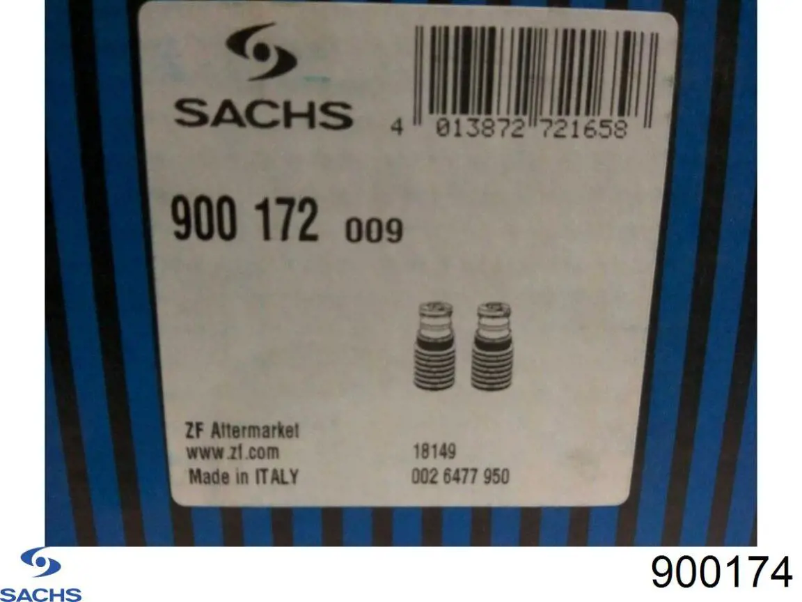 900 174 Sachs буфер (отбойник амортизатора переднего + пыльник)