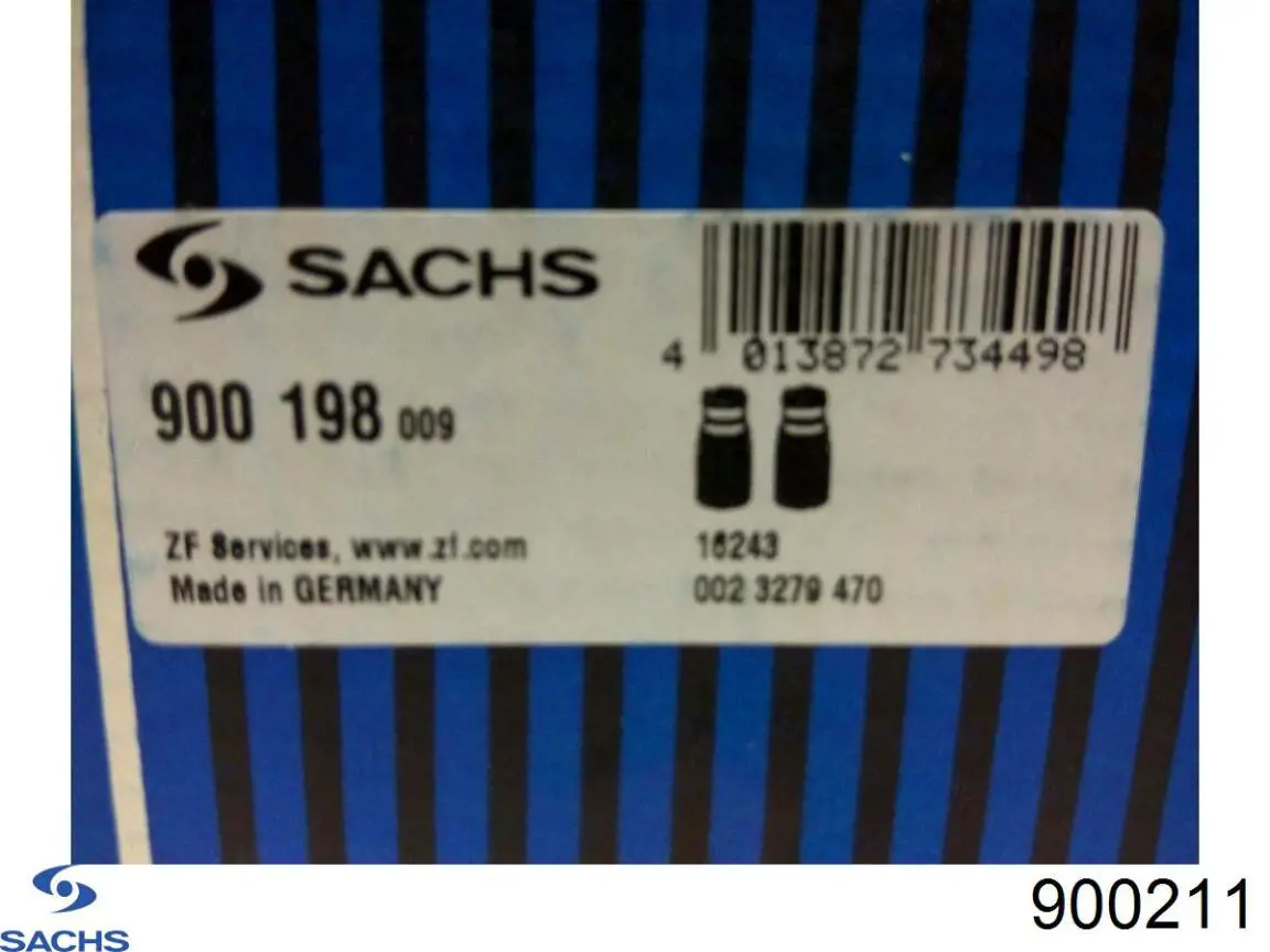 Купить 900211 Sachs Буфер (отбойник) амортизатора переднего + пыльник