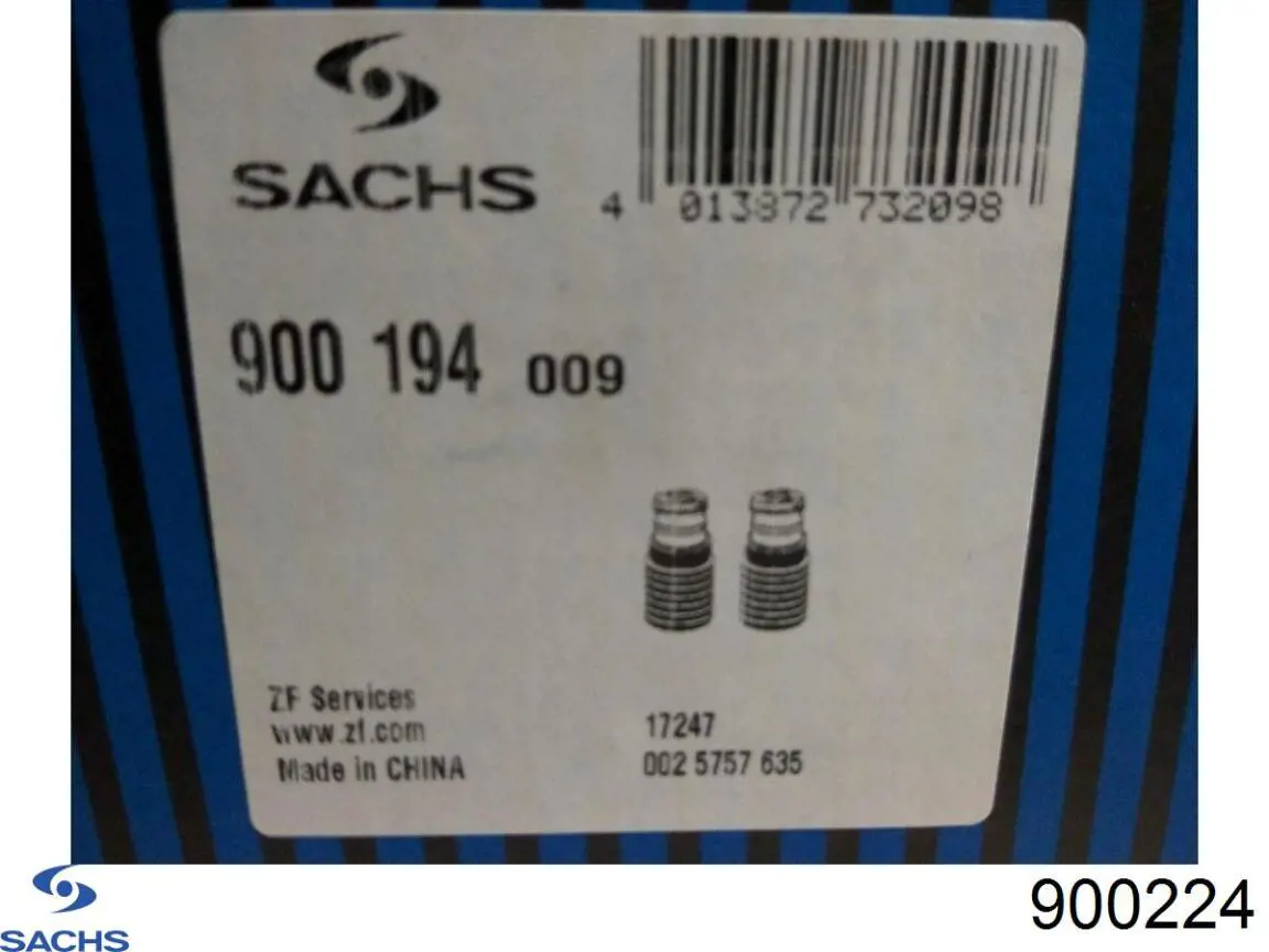 Буфер-отбойник амортизатора переднего + пыльник Sachs 900224 цена, от 9.10 USD