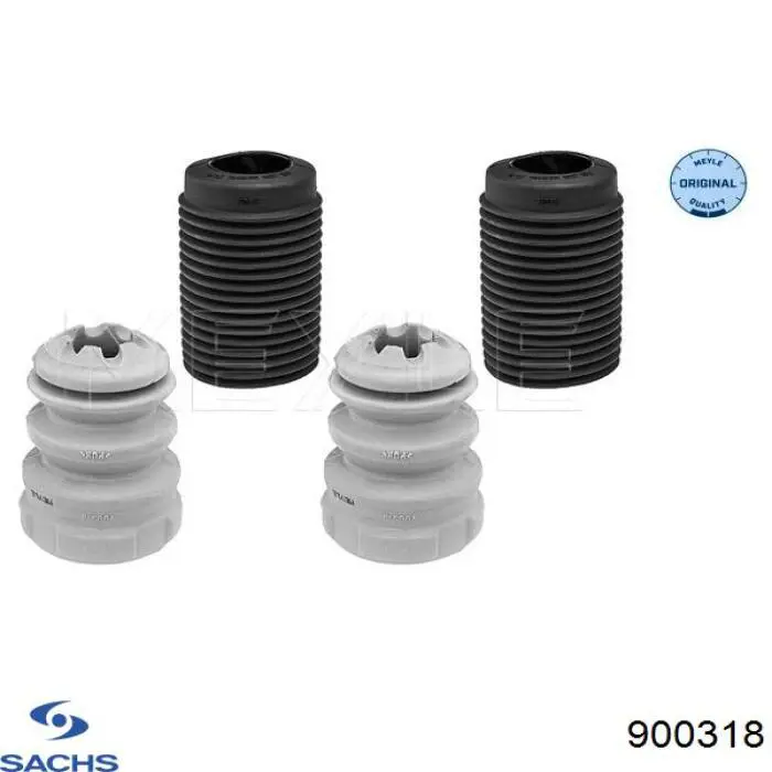 Буфер (отбойник) амортизатора переднего + пыльник SACHS 900318