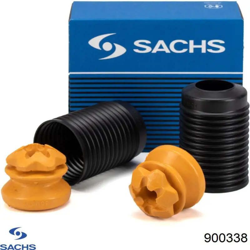 900 338 Sachs pára-choque (grade de proteção de amortecedor traseiro + bota de proteção)