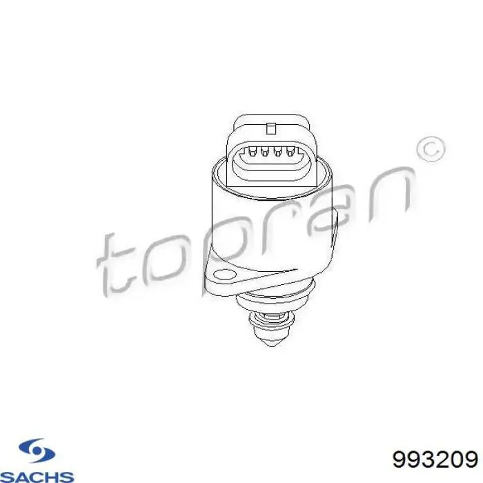 Купить 993209 Sachs Винтовая пружина подвеска