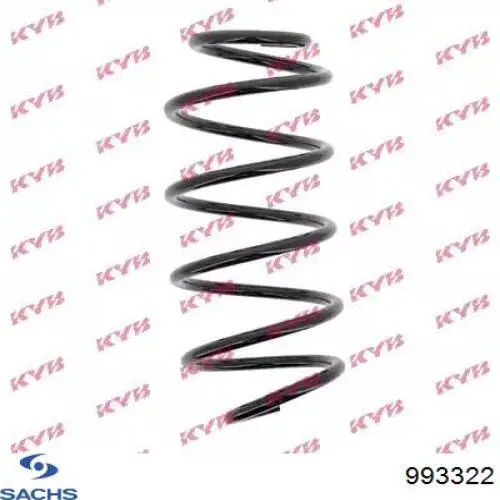 Пружина амортизатора передняя Sachs 993322 цена, от 31.19 USD