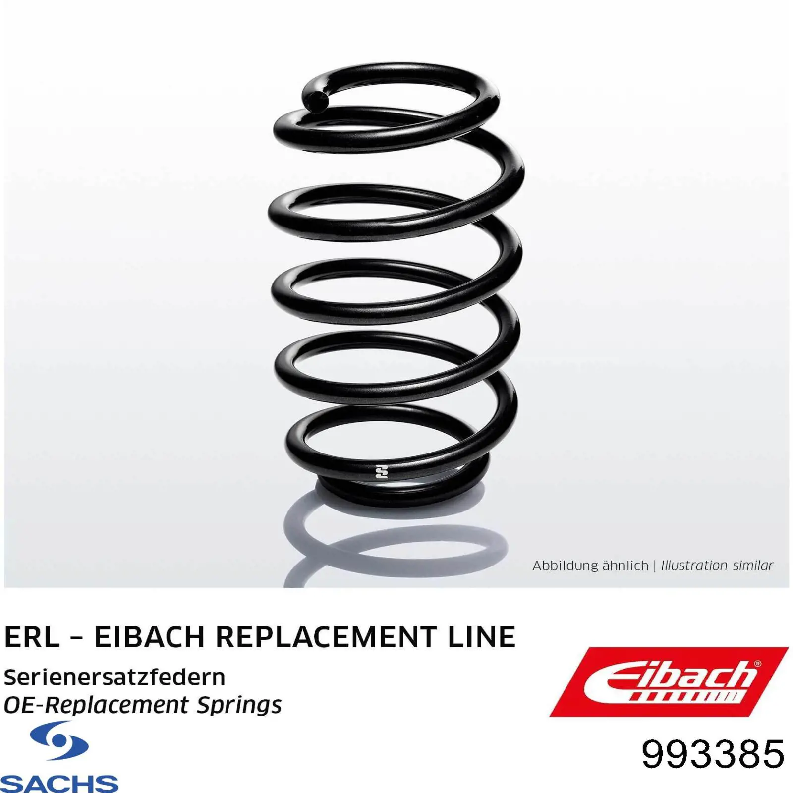 Пружина амортизатора передняя Sachs 993385 цена, от 45.51 USD