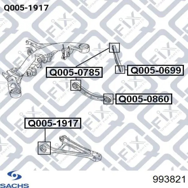 993821 Sachs Пружина передней подвески