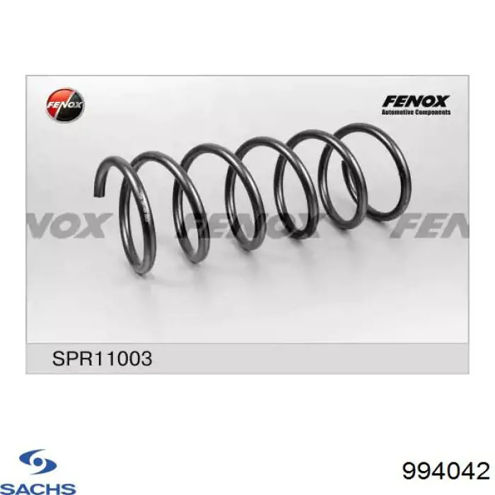 Пружина амортизатора Sachs 994042 цена, от 20.11 USD