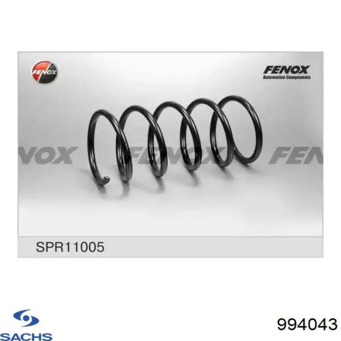 994043 Sachs Пружина подвески задняя