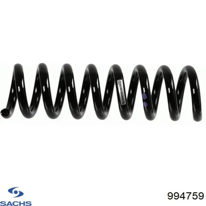 994759 Sachs Пружина подвески задняя