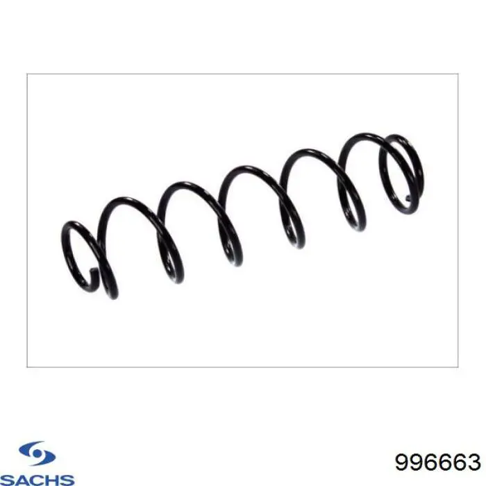 996663 Sachs Пружина подвески задняя