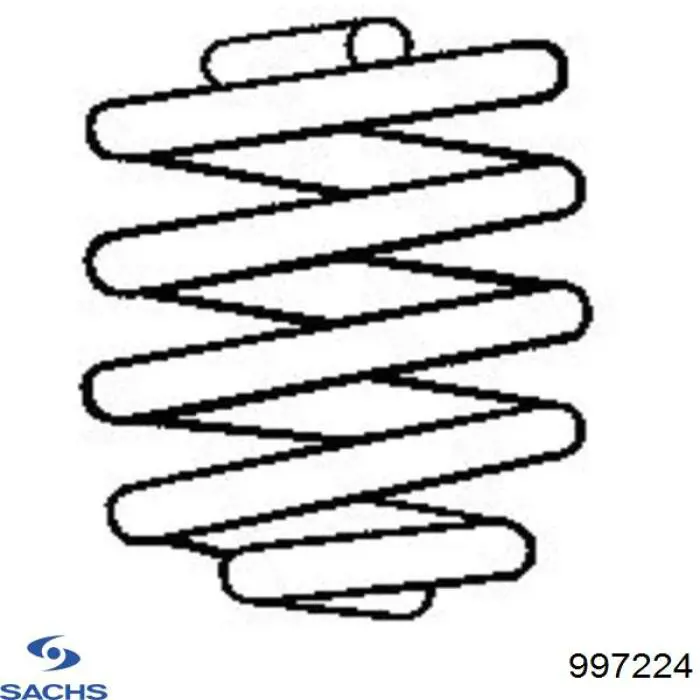 Пружина амортизатора передняя Sachs 997224 цена, от 49.92 USD