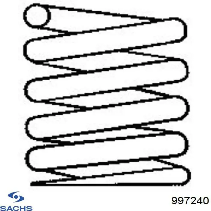 Передняя пружина 997240 Sachs