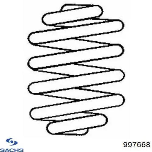 Передняя пружина 997668 Sachs