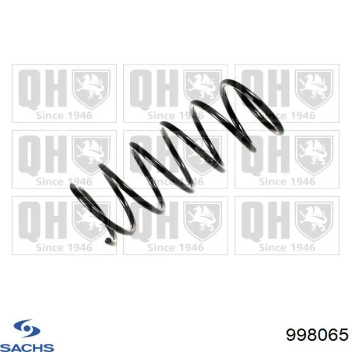 Пружина амортизатора передняя Sachs 998065 цена, от 23.85 USD
