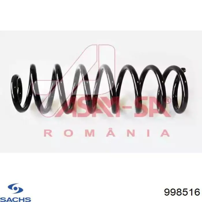 Пружина амортизатора передняя Sachs 998516 цена, от 35.29 USD