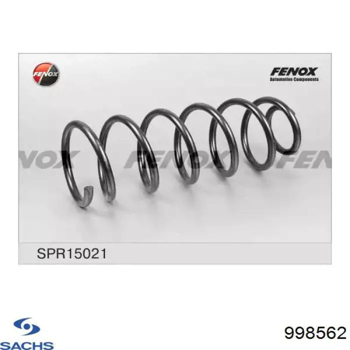 998562 Sachs Пружина передней подвески