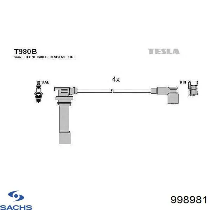 Пружина амортизатора передняя Sachs 998981 цена, от 51.30 USD