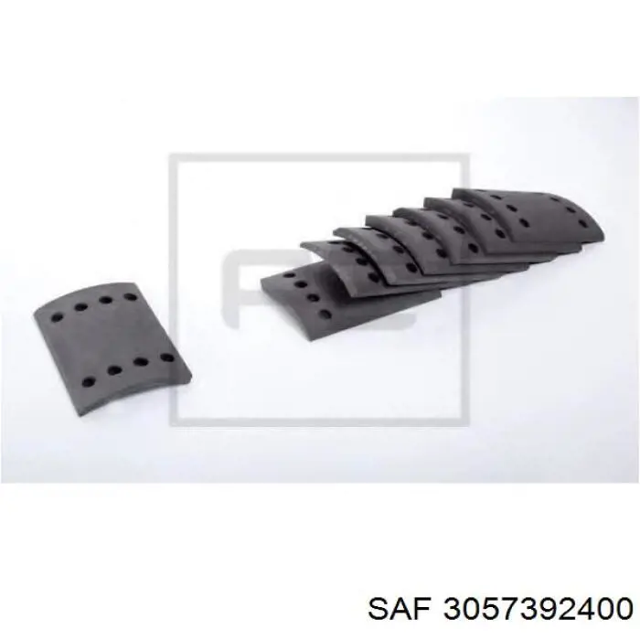Купить 3057392400 SAF Накладка тормозная задняя (TRUCK)