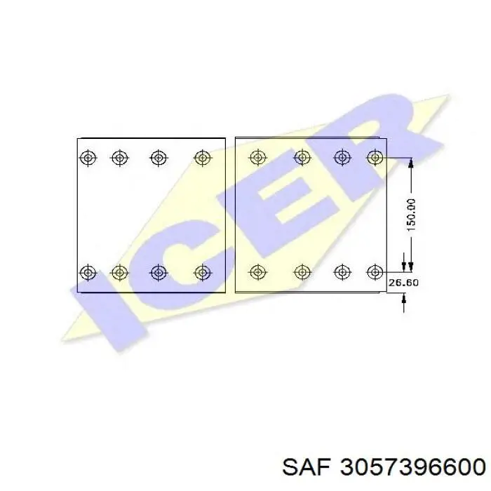 Тормоза рабочие задние ножные и тормозные барабаны SAF 3057396600 цена, от 111.08 USD