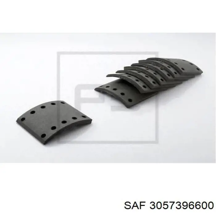 3057396600 SAF Барабанные тормозные колодки