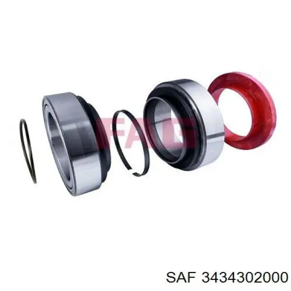 3434302000 SAF Подшипник ступицы передней и задней