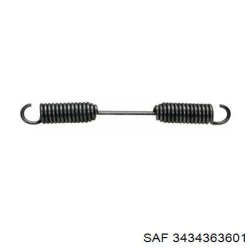 Купить 3434363601 SAF Ремкомплект задних тормозов