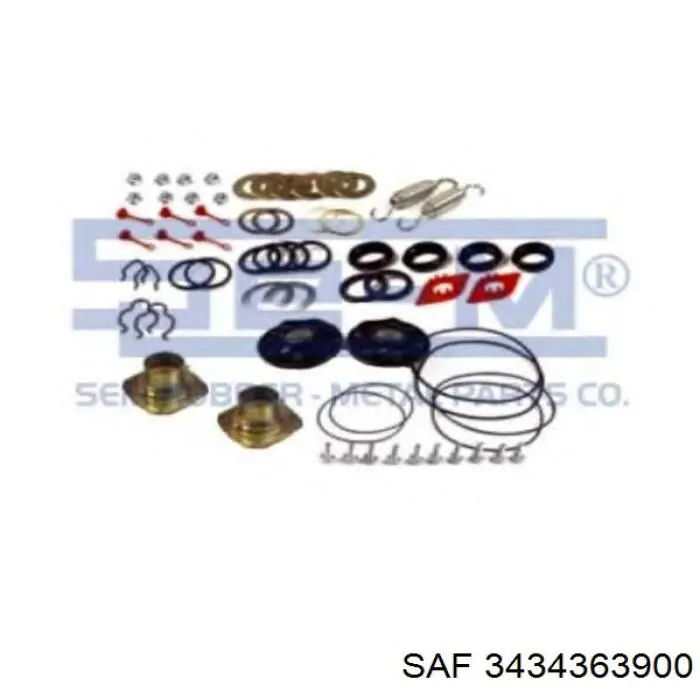 Ремкомплект тормозного вала (трещетки) SAF 3434363900