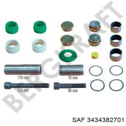 3434382701 SAF kit de reparação de suporte do freio dianteiro