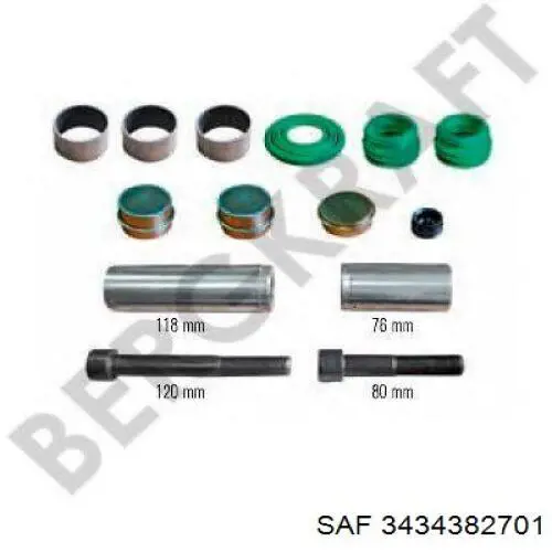 Ремкомплект тормозной системы SAF 3434382701 цена, от 36.05 USD