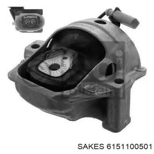 Гидроопора двигателя левая Sakes 6151100501 цена, от 65.67 USD