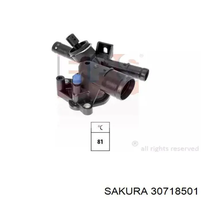 30718501 Sakura радиатор