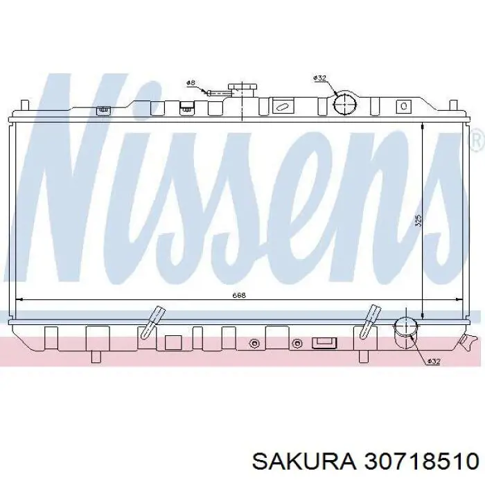 Радиатор 11A618 FPS