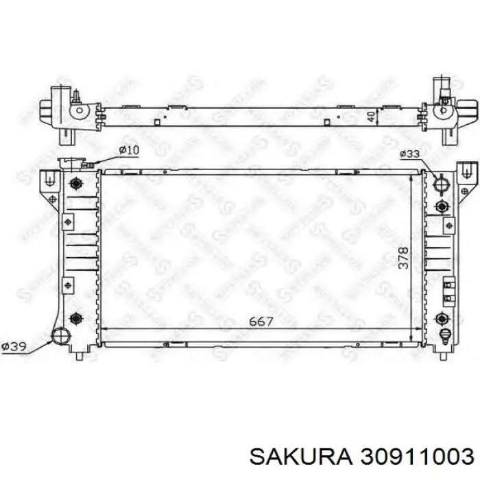 Радиатор MK1078 Zekkert